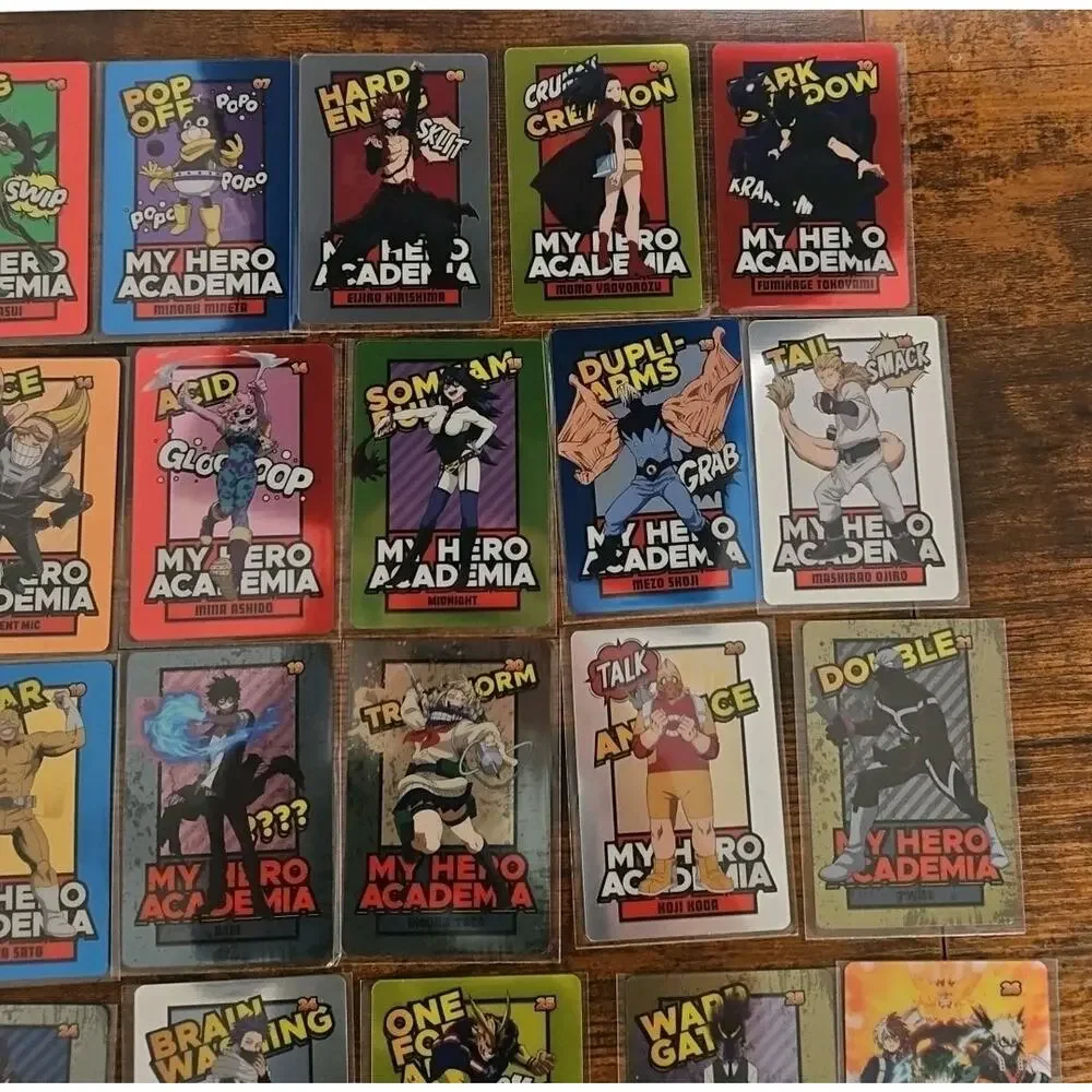 BANDAI My Hero Academia Hero Info Card Collection Complete‎ Set Of 44 Cards